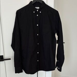 Norse Projects Black OXFORD Button Down Shirt